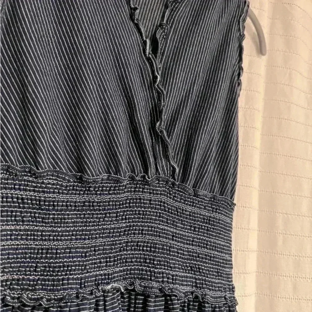 Max Studio Navy Blue Sleeveless Dress - Picture 3 of 6